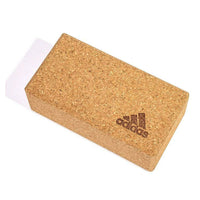 Adidas Yoga Cork Block Home Gym Fitness Exercise Pilates Tool Brick - Brown