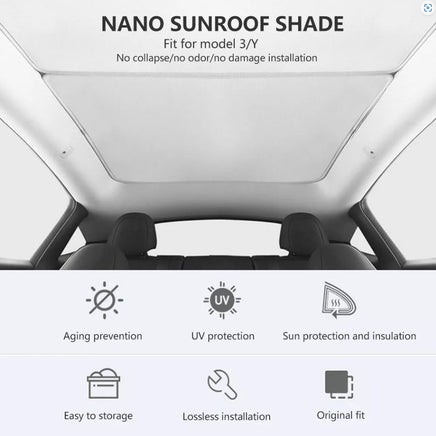 Tesla Model 3 2 Pcs-Only Sunshade Sun Roof