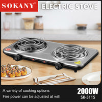 SOKANY  Multifunctional Electric Stove Dual Burner