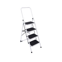 Foldable Non Slip 4 Step Steel Ladder