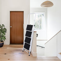 Foldable Non Slip 4 Step Steel Ladder