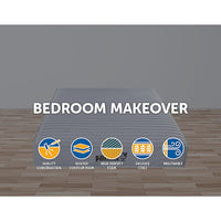 Contour Encased Coil Double Mattress – Hybrid Support with CertiPUR-US Certified Foam Comfort Layers