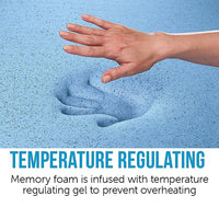 Double 25cm Gel Memory Foam Mattress – Dual-Layered Comfort with CertiPUR-US Certified Foam