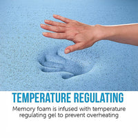 Single 25cm Gel Memory Foam Mattress – Dual-Layered Comfort with CertiPUR-US Certified Foam