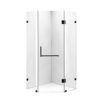 900 x 900mm Frameless 10mm Glass Shower Screen By Della Francesca