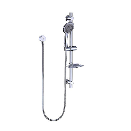 Hand Held Shower Rail Soap Dish Bathroom Set
