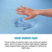 Double 30cm Green Tea Memory Foam Mattress – Cooling Comfort with CertiPUR-US Certified Foam