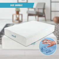 Double 30cm Green Tea Memory Foam Mattress – Cooling Comfort with CertiPUR-US Certified Foam