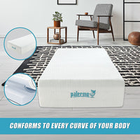 Single 30cm Green Tea Memory Foam Mattress – Cooling Comfort with CertiPUR-US Certified Foam