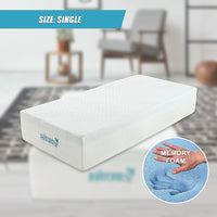 Single 30cm Green Tea Memory Foam Mattress – Cooling Comfort with CertiPUR-US Certified Foam