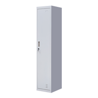 One-Door Office Gym Shed Clothing Locker Cabinet