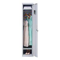 One-Door Office Gym Shed Clothing Locker Cabinet