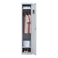 One-Door Office Gym Shed Clothing Locker Cabinet