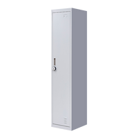 One-Door Office Gym Shed Clothing Locker Cabinet