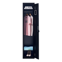 One-Door Office Gym Shed Clothing Locker Cabinet