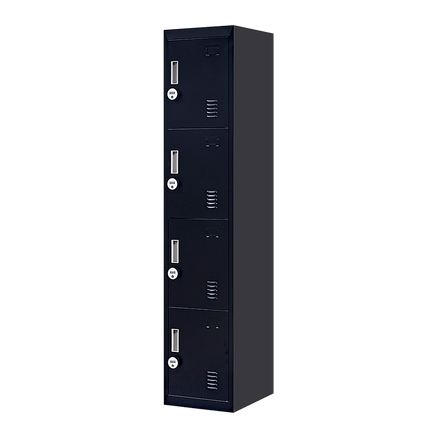 4-Door Vertical Locker for Office Gym Shed School Home Storage