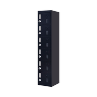6-Door Locker for Office Gym Shed School Home Storage