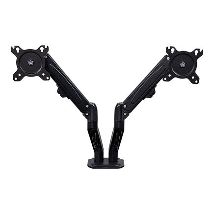 Dual Screen Gas-strut Monitor Stand Mount Desktop Bracket for LED/LC