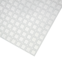 Tiles 3D Peel and Stick Wall Tile Stereoscopic Crystal White 10 Sheets