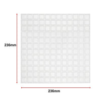 Tiles 3D Peel and Stick Wall Tile Stereoscopic Crystal White 10 Sheets