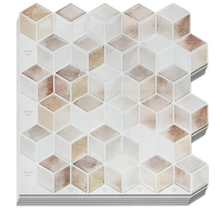 Tiles 3D Peel and Stick Wall Tile Shell Mosaic 10 Sheets