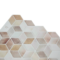 Tiles 3D Peel and Stick Wall Tile Shell Mosaic 10 Sheets