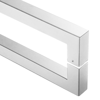 Entrance Door Pull Handle Brushed satin 1800mm