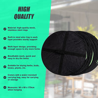 Herb Drying Rack Net 8 Layer Dryer Mesh Hanging Dryer Rack Zipper Dry Rack