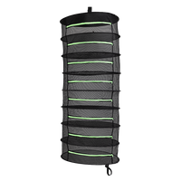 Herb Drying Rack Net 8 Layer Dryer Mesh Hanging Dryer Rack Zipper Dry Rack
