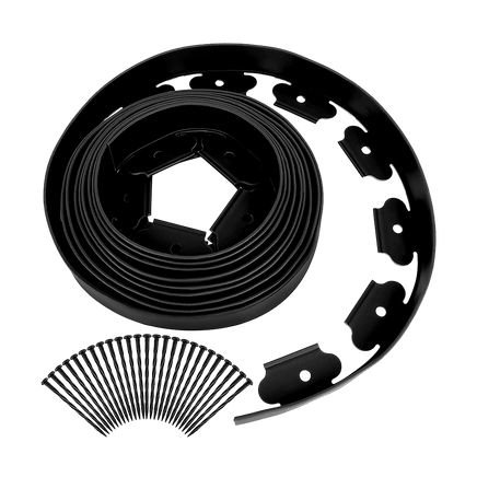 Landscape No Dig Lawn Garden Edging Kit 10m Flexible Durable Border Paver