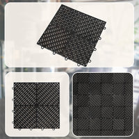 Vented Garage Floor Tiles | Snow Water Drainage | 30x30cm