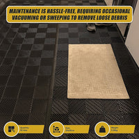 Vented Garage Floor Tiles | Snow Water Drainage | 30x30cm