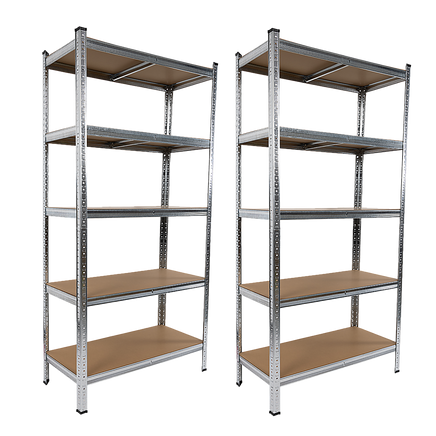 2 x 1.8M Garage Shelving Warehouse Rack Storage Shelves Pallet Racking