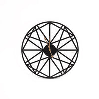 Large Metal Outdoor Wall Clock – Weather-Resistant for Garden and Home Decor