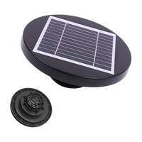 Solar Powered Roof Fan Ventilator Loft Vent for Boat RV Greenhouse Shed Caravan