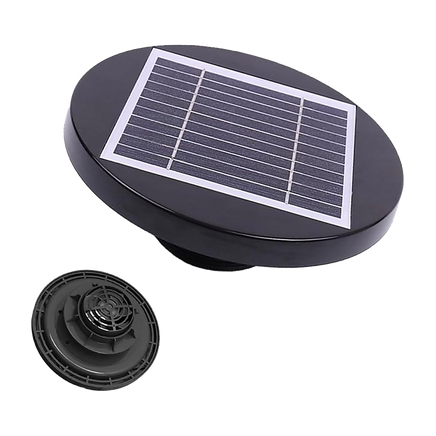 Solar Powered Roof Fan Ventilator Loft Vent for Boat RV Greenhouse Shed Caravan