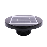 Solar Powered Roof Fan Ventilator Loft Vent for Boat RV Greenhouse Shed Caravan