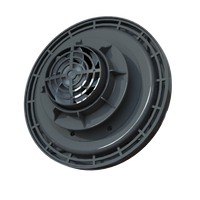 Solar Powered Roof Fan Ventilator Loft Vent for Boat RV Greenhouse Shed Caravan