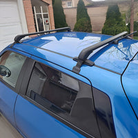 Lockable Aluminium Car Roof Rack Bars Without Rail Anti Theft Luggage Carrier