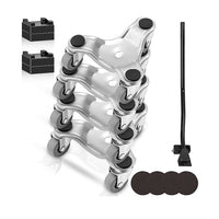 4 X All-purpose Dolly Metal Heavy Duty Furniture Mover Slider Set