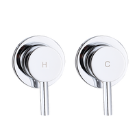 Bathroom Shower Bath Hot and Cold Mixer WATERMARK Certified in Chrome