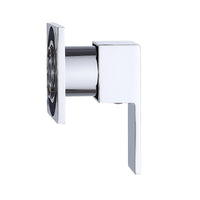 Bathroom Shower Bath Hot and Cold Square Mixer WATERMARK Certified in Chrome