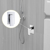 Single Square Shower Bath Mixer Tap Bathroom WATERMARK Approved in Chrome