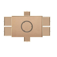 1500 Piece Rotating Wooden Jigsaw Puzzle Table 6 Drawers Board