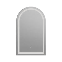 Arched LED Wall Mirror Bathroom Mirrors Makeup Anti-fog 600mm x 1000mm