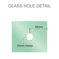 110x120cm Double Door Corner Shower Screen – Wall Channels with SS Hinges in Chrome, Square double pull Handle