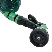 30M Garden Hose Heavy-Duty Coiled Spiral Car Washing Cleaning Water Hose Garden