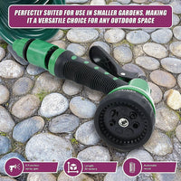 30M Garden Hose Heavy-Duty Coiled Spiral Car Washing Cleaning Water Hose Garden