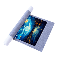 Puzzles Rollers 2 Sets Table Jigsaw Puzzles Felt Mat Board Inflator Puzzle Blanket