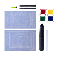 Puzzles Rollers 2 Sets Table Jigsaw Puzzles Felt Mat Board Inflator Puzzle Blanket